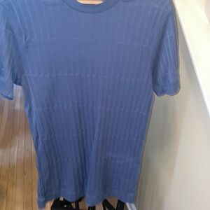 Men’s Emporio Armani Ribbed Cotton T-shirt Large